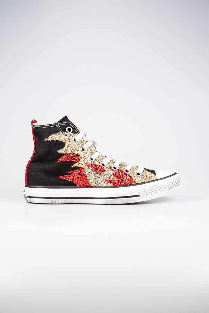 converse all star fiamme